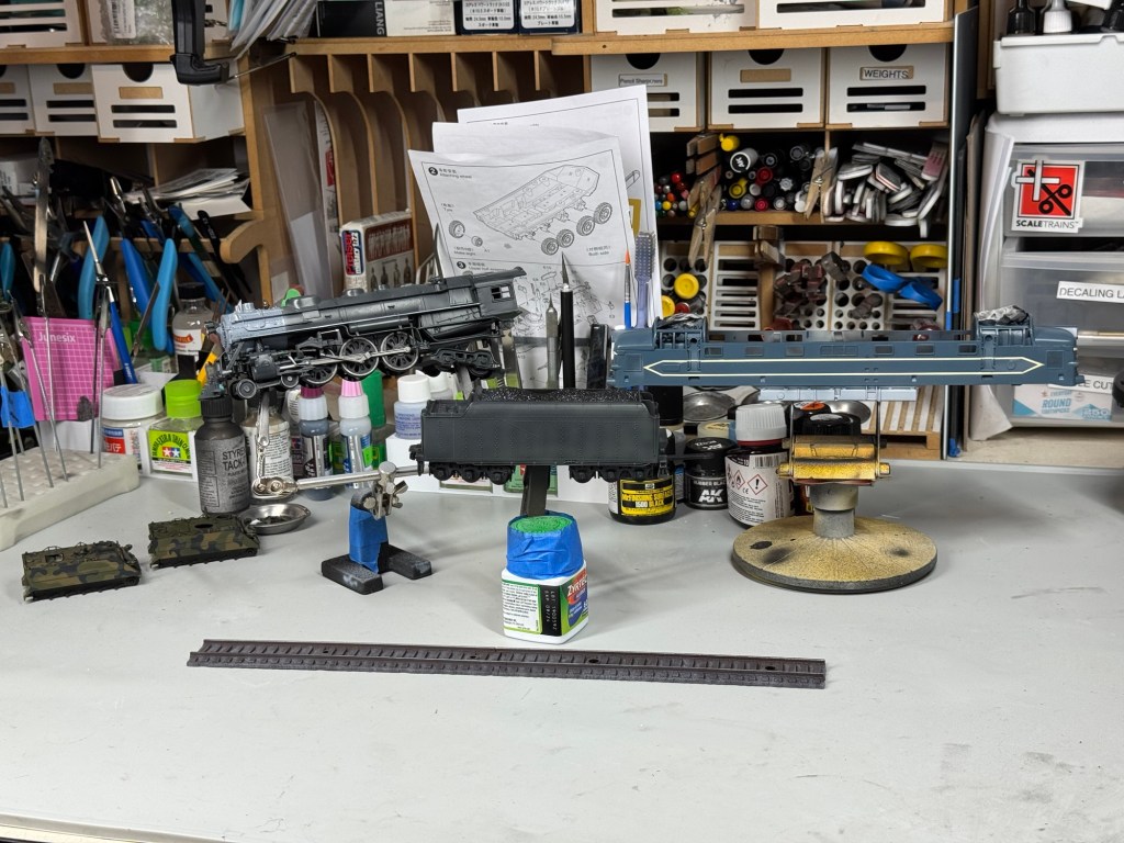 Static Trains With Tanks On The&nbsp;Side